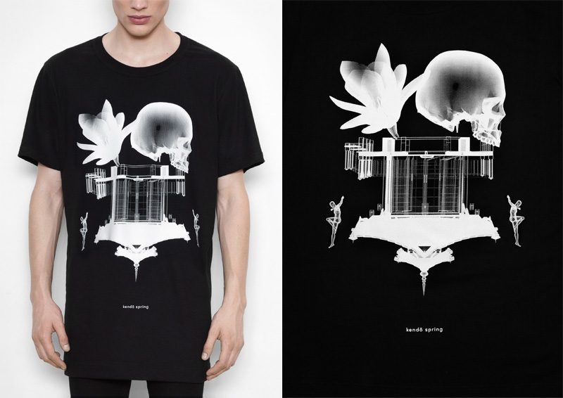 Kendo Spring – černé tričko s potiskem, triko, Ritual